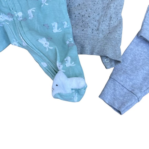Carter’s Baby Clothes Bundle 3 Months Onsies Outfits Soft Footies - Picture 4 of 12